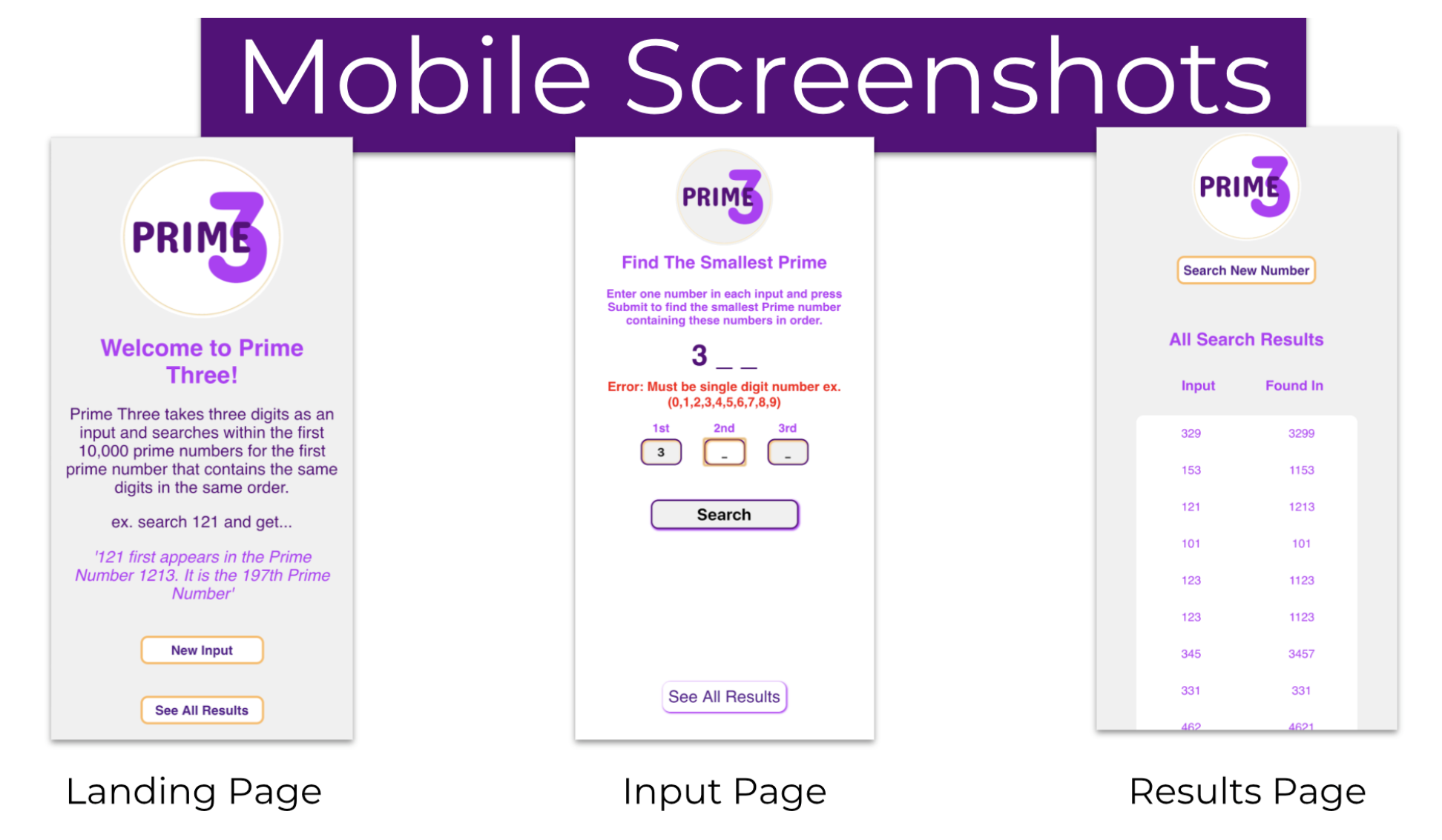Prime Three screenshots