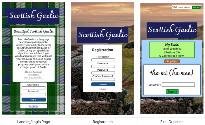 Scottish Gaelic screenshots