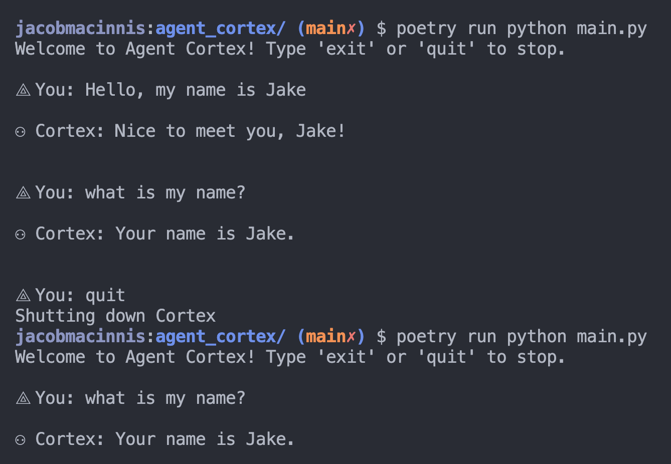 Agent Cortex v2 screenshots